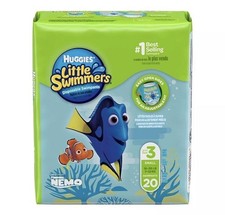 Huggies Little Swimmers Disposable Swimpants Diapers Small 16-26lbs 20 Count