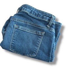 Riders by Lee Midrise Capri Jeans Dark Wash Stretch Women Size 14 M 34x20 