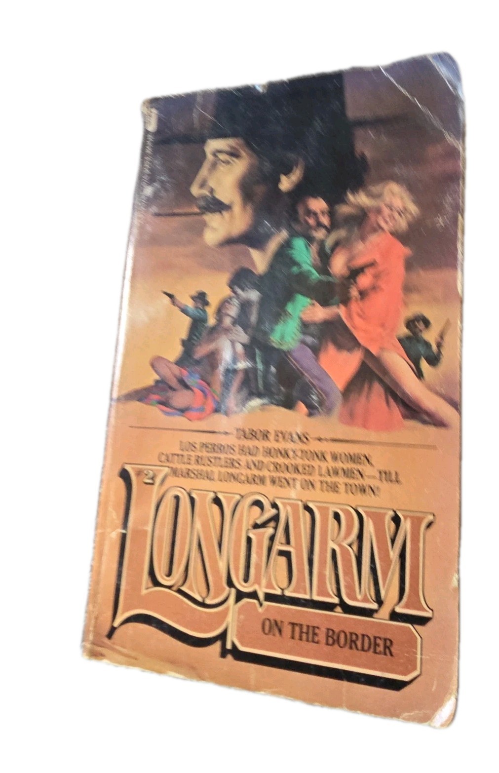 Longarm on the Border by Tabor Evans PB  1978