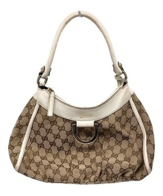 Gucci Damen GG Canvas Abby One-Shoulder Bag 190525 Made in Italy Schneller...