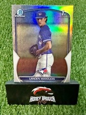 2023 Bowman Chrome Landen Maroudis Silver Refractor Blue Jays 1st Rookie