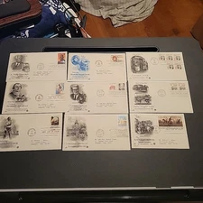 First Day Of Issue STAMPS LOT OF 9