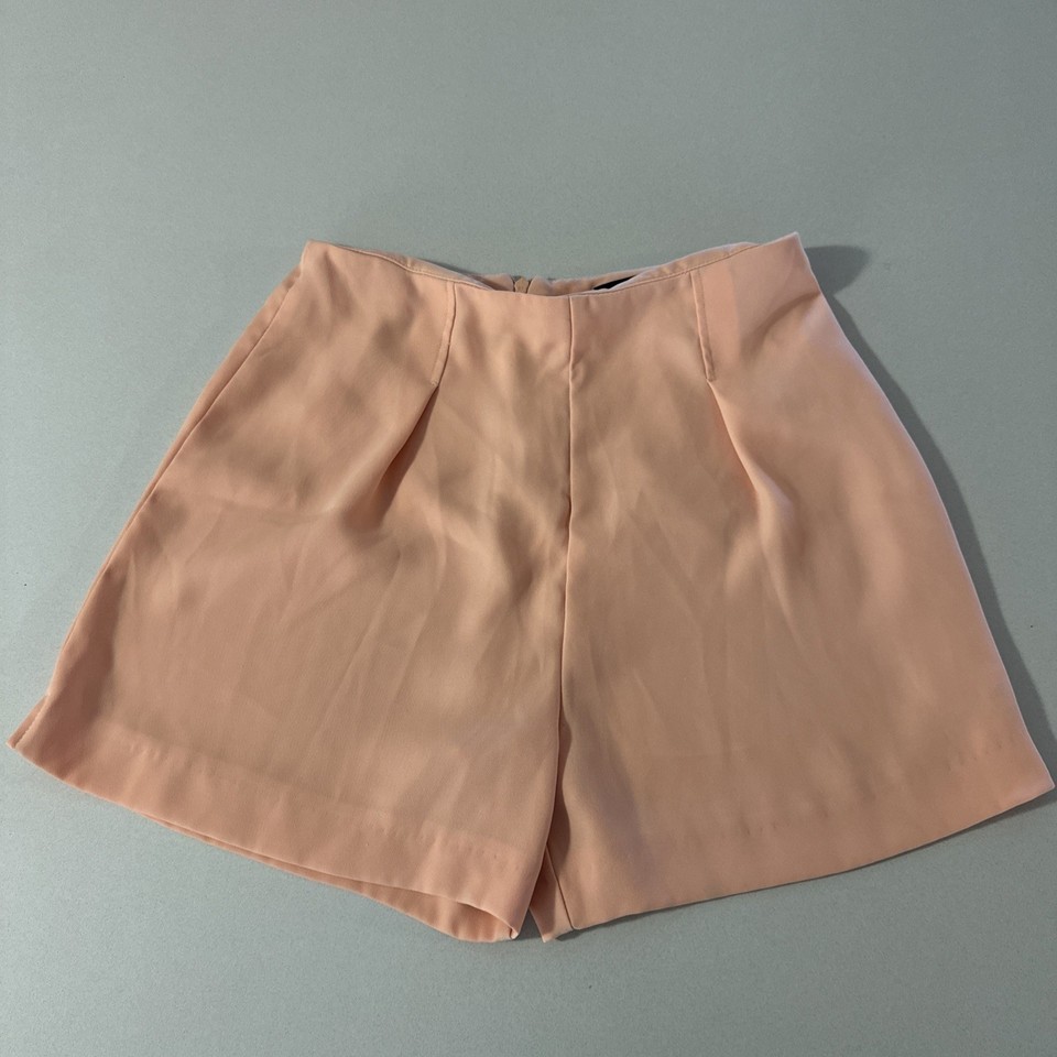 River Island Women’s Dress Shorts 8 Peach Cullotte 