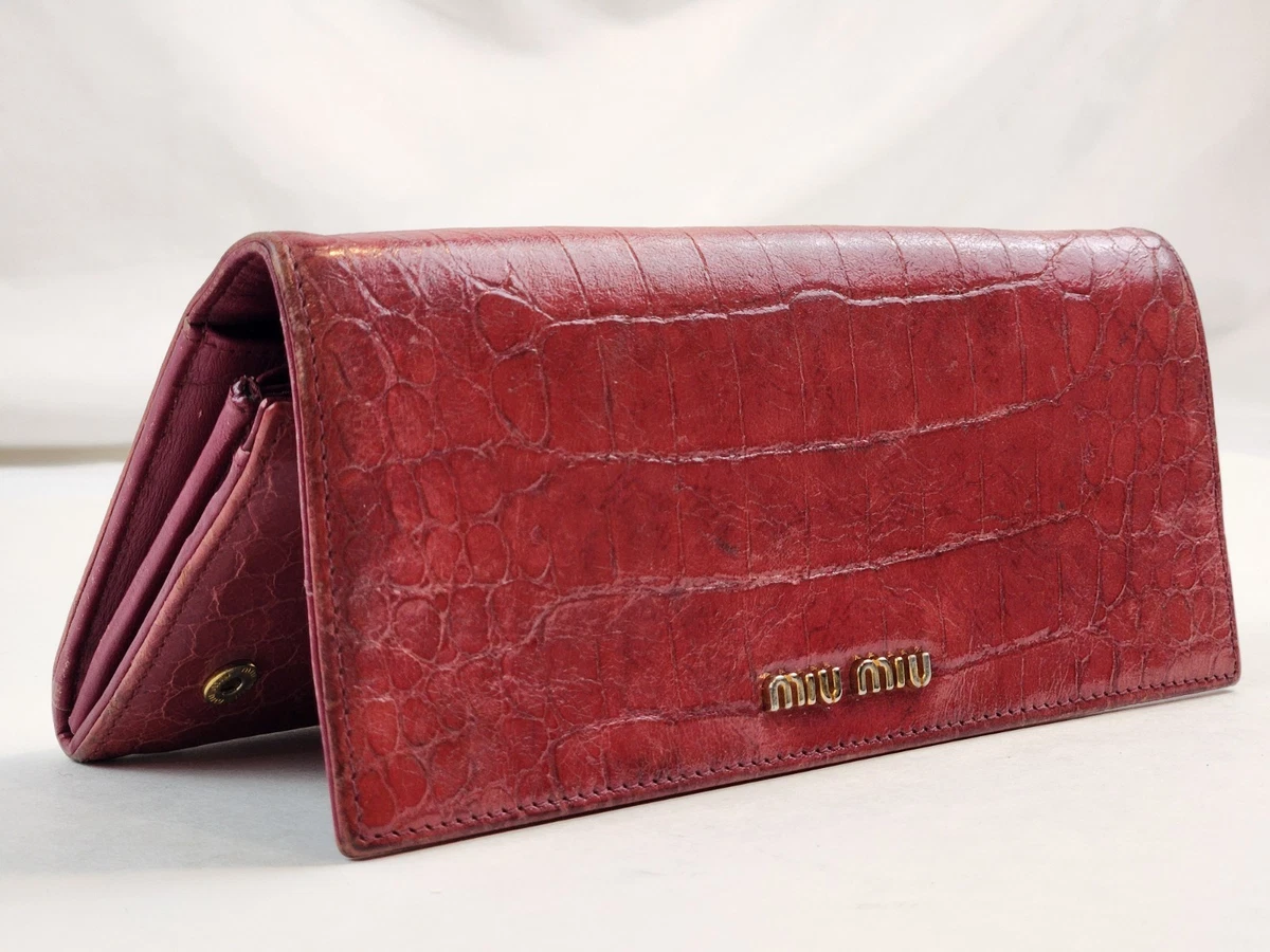 Red Miu Miu Wallets for Women for sale | eBay