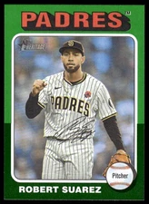 2024 Topps Heritage High Number Robert Suarez #714 Green Border Padres