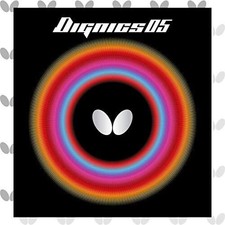Butterfly Table Tennis Rubber Dignics 05 High Tension Soft Back 06040 Black