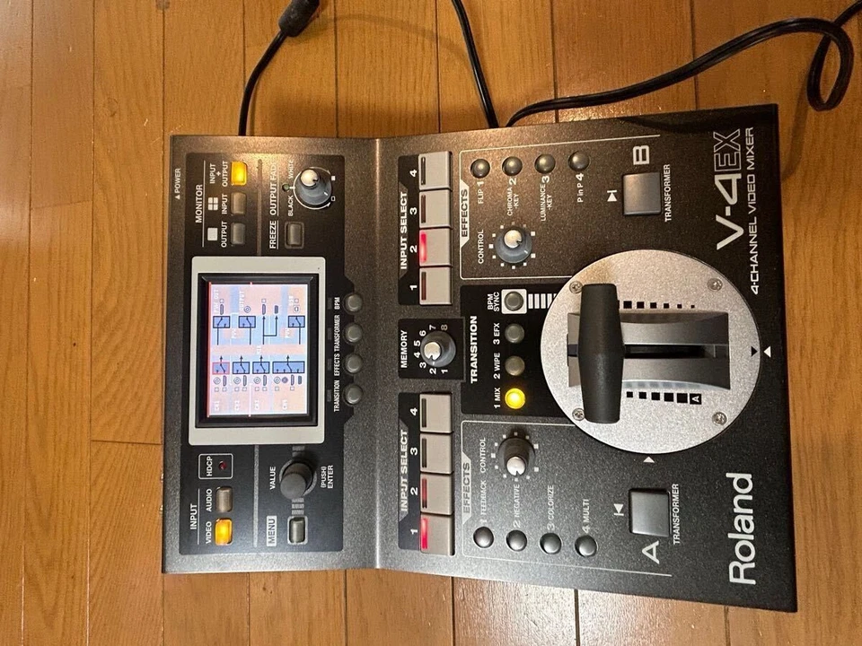 Roland V-4EX 4 Channel Digital Video Mixer with Effects HDMI Original Black - Image 2 of 4