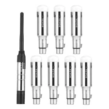 8-PC DMX Wireless Set - Rechargeable Transmitter/Receiver for Stage Lights