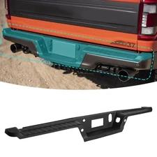 Rear Bumper Step Pad For 2021-2023 Ford F-150 W/ Tow Hole & Senser Holes