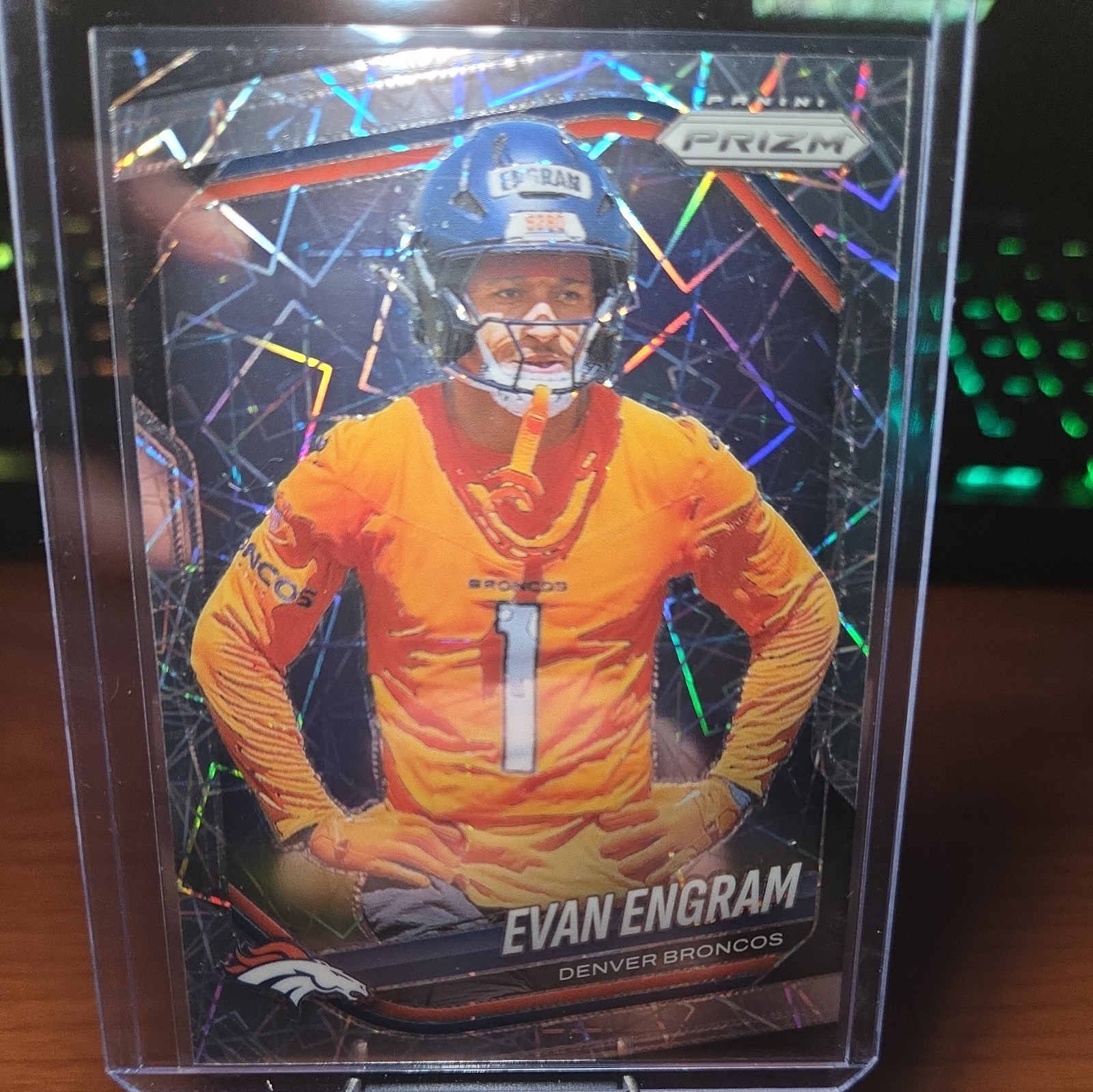 2025 Panini Prizm - Evan Engram #277 Lazer Prizm