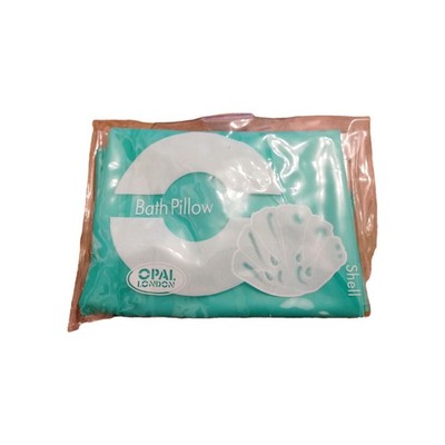 Opal London Muschelförmiges bequemes aufblasbares Badekissen für Bad/Spa Neu