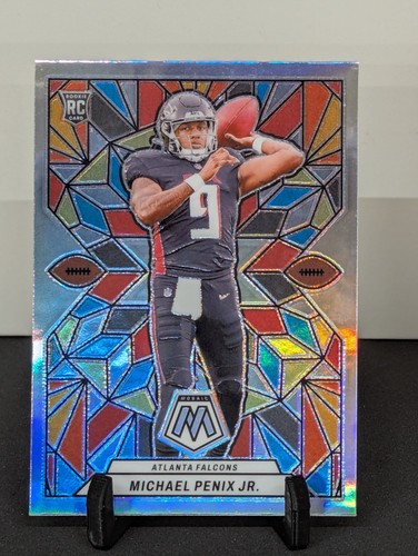 2024 PANINI MOSAIC #SG-24 MICHAEL PENIX JR. STAINED GLASS RC ROOKIE
