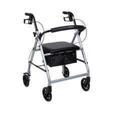 McKesson Upright Rollator Walker Folding 32 to 37  Handle Height 146-R726SL