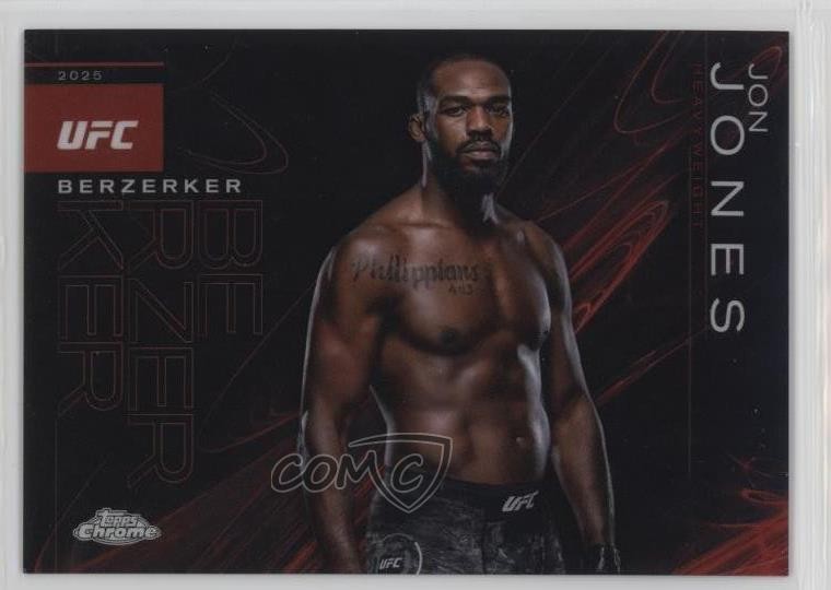 2025 Topps Chrome UFC Berzerker Jon Jones #BZK-9 1wv