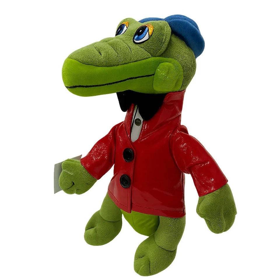 Juguete de peluche de cocodrilo ruso de dibujos animados para cantar Чебурашка Крокодил Гена Foto 4 de 4