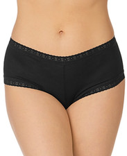 Hanky Panky E3420 Women's Dream Modal Boyshort Panty in Black Size L