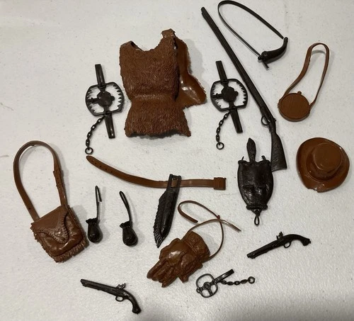 Vintage Johnny West Daniel Boone Vintage Accessories 1965 Marx