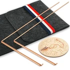 99.9% Copper Dowsing Rod, Spiritual Exploration Divination Tools2L Copper Div...