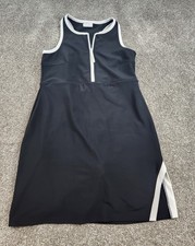 Sage Collective Sporty Athletic Racerback Little Black Dress Womens Size Large 