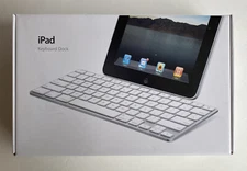 White Apple Original iPad Keyboard Dock Aluminum Keyboard A1359 MC533LL/A