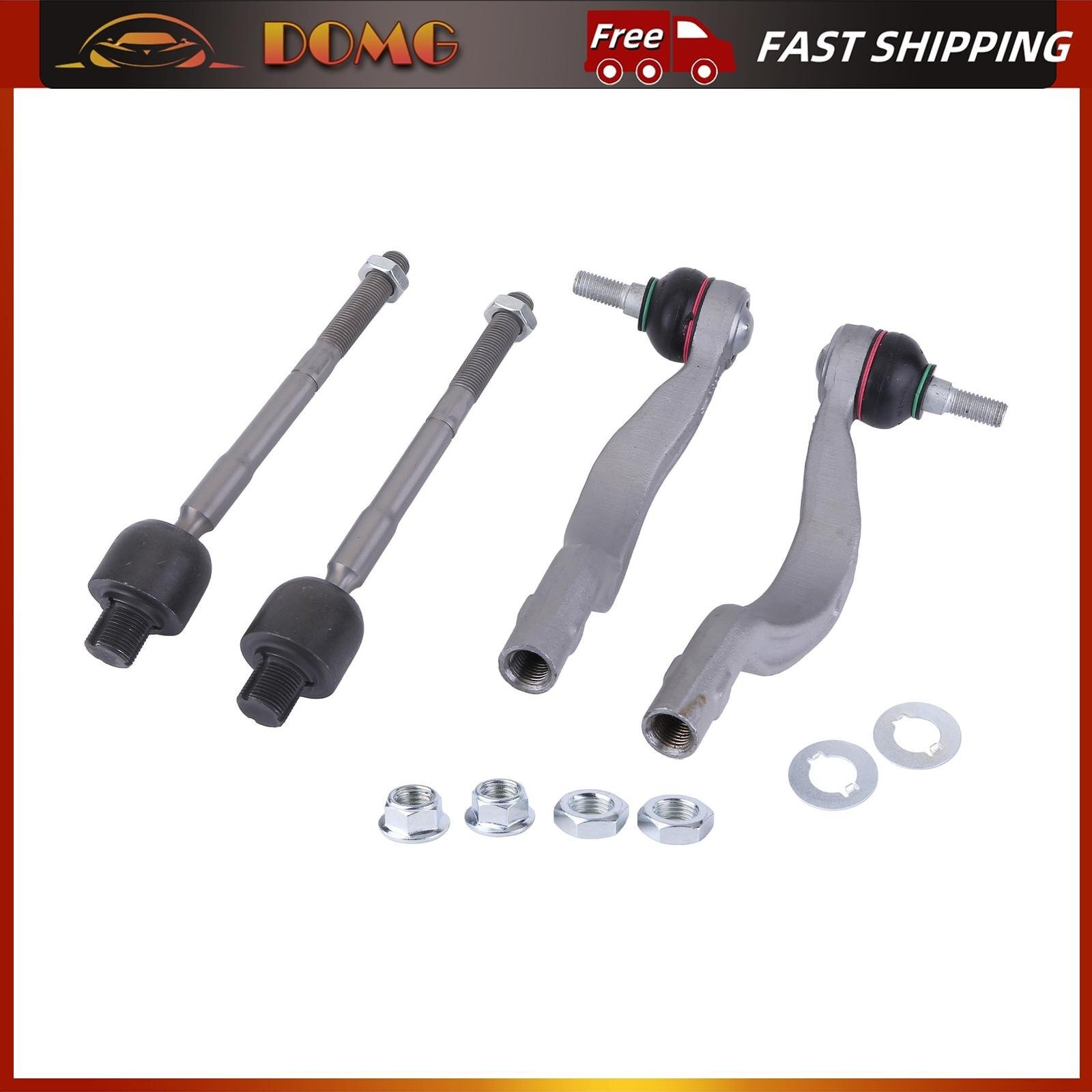 For 2014-2016 Maserati Ghibli Quattroporte Inner Outer Tie Rod End Left Right