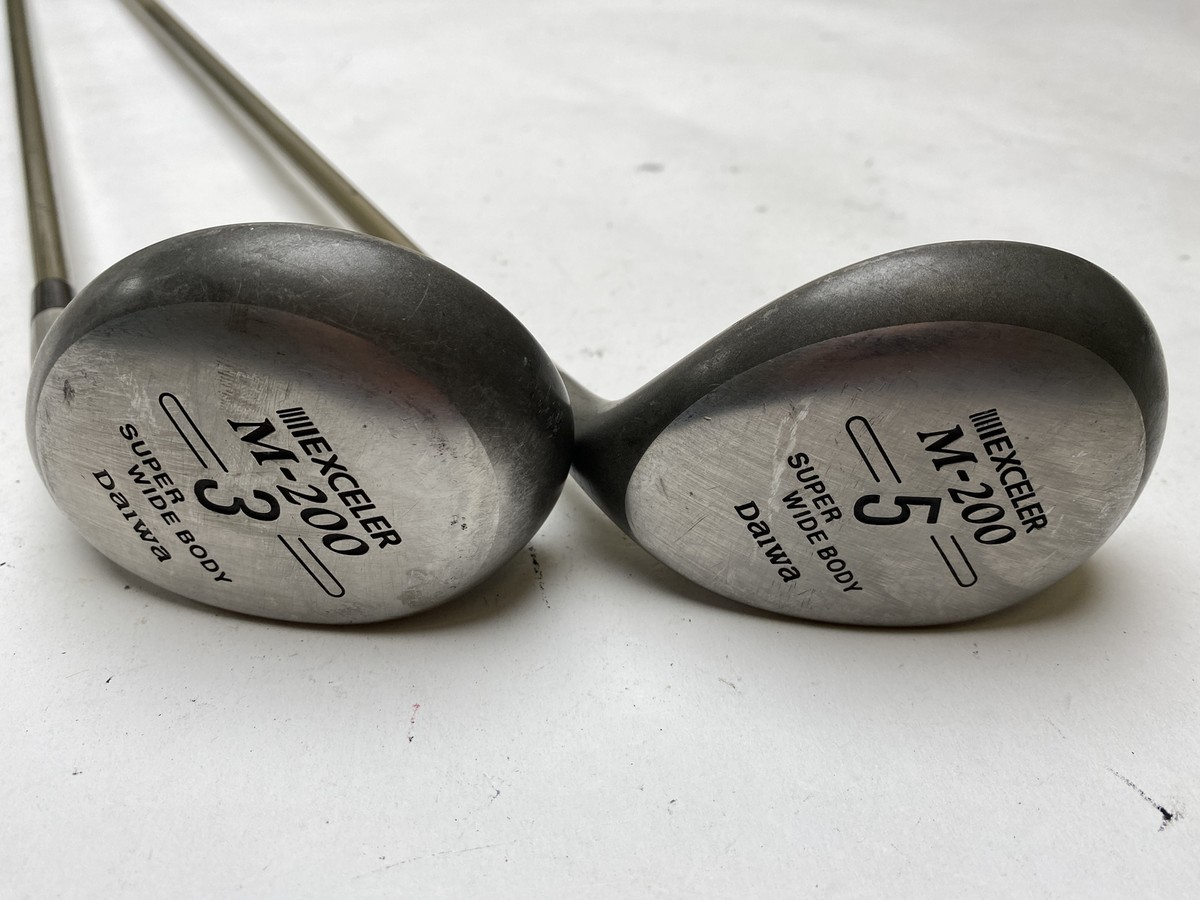Daiwa Exceler M-200 Super Wide Body 3 & 5 Fairway Wood Set 15* 18