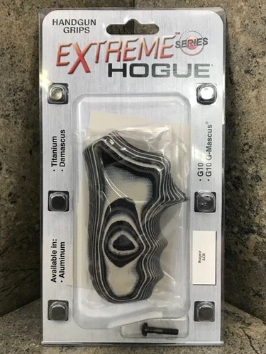 Hogue Grip for Ruger LCR/LCRX Smooth G10 G-Mascus Black-Grey 78167