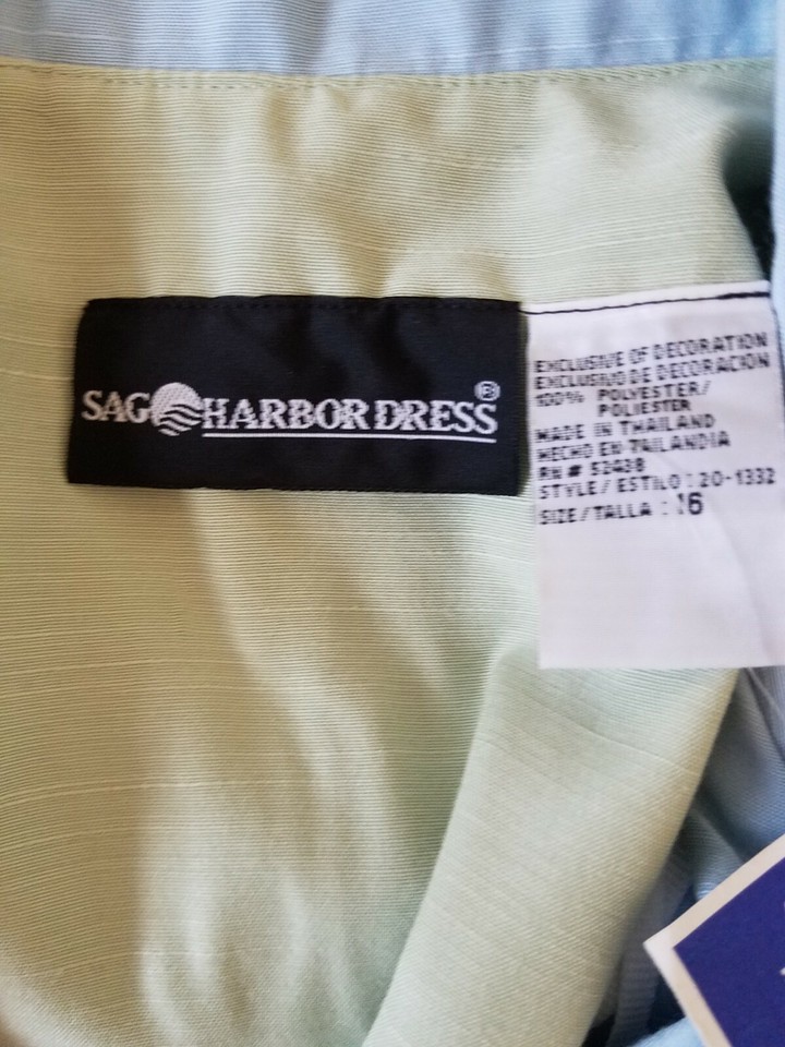 Sag Harbor Jacket Top 16 Embroidered Floral VNeck Button Short Sleeve