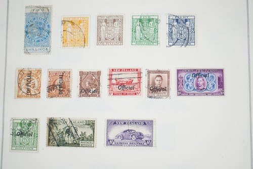 NEW ZEALAND 1880s–1980s COLLECTION OF 725+ STAMPS MINT & USED ON SCOTT PAGES - Picture 20 of 24