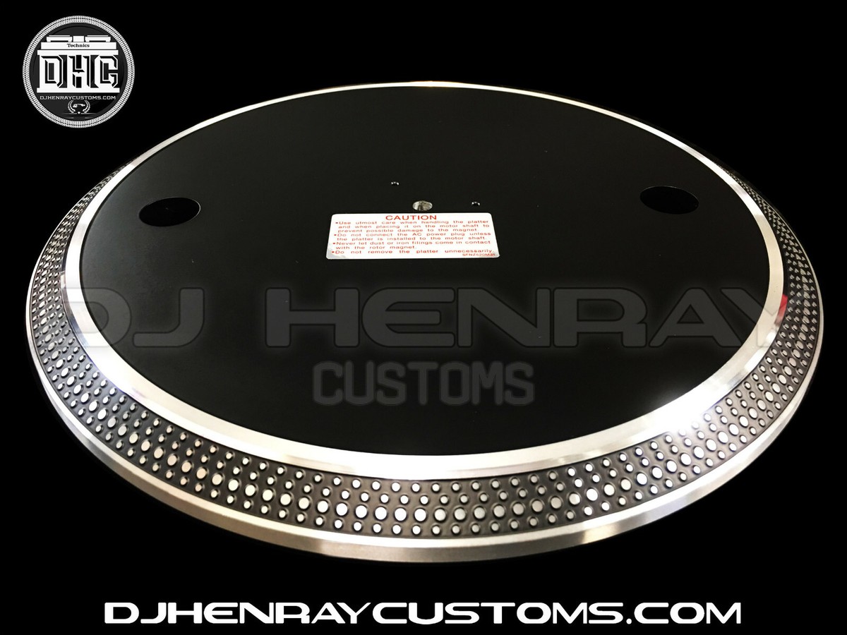 TECHNICS SL-1200 SERIES OEM BLACK PLATTER MK2 MK3 M3D MK4 TECHNICS SL-1200 SERIES OEM BLACK PLATTER MK2 MK3 M3D MK4