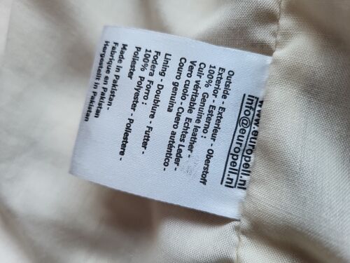 Designer echt Leder Jacke Transmission Gr.40 beige Ton sehr weich ansehen top - Bild 8 von 24