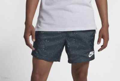 NIKE NSW FLOW WOVEN AOP SHORTS HERREN GRÖSSE XL (918897 006) GRÜN