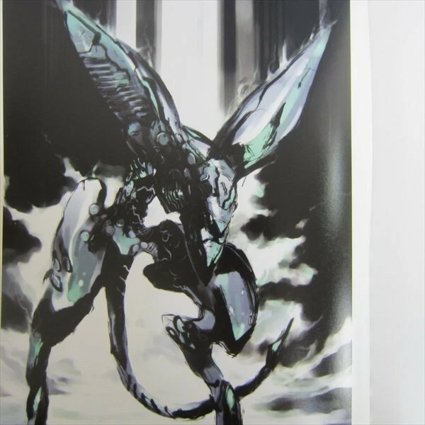 METAL GEAR SOLID 2 obras de arte YOJI SHINKAWA con póster libro de fans Sony PS2 2002 KM52 Foto 3 de 4