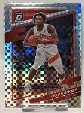 OG Anunoby 2021-22 Panini Donruss Optic SSP Checkerboard Prizm #119 Raptors