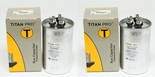 2X Titan Pro TRCFD555 HVAC Round Dual Motor Run Capacitor 55/5 MFD 440/370 A/C