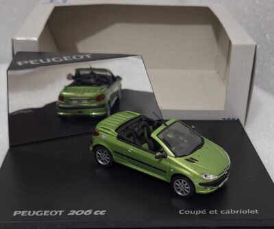 Peugeot 206 CC 2001 Green 1:43 Norev 472624 EXTREMELY RARE!! | eBay