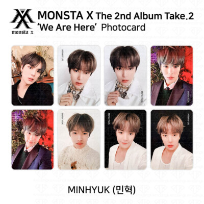 MONSTA X 2nd Album Take 2 We Are Here Official Photocard Minhyuk