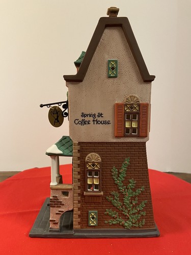 Dept 56 Christmas in the City Spring St. Coffee House Heritage Village #5880-7 - Picture 4 of 5