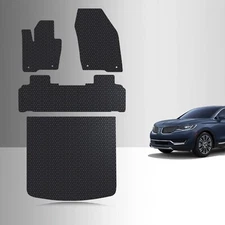 ToughPRO Full Set Floor Mats Black For Lincoln MKX All Weather 2016-2018