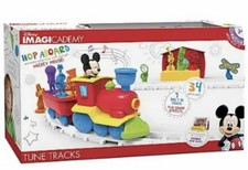 Disney Mickey Mouse Musical Train Playset Imagicademy Tune Tracks Locomotive NWT