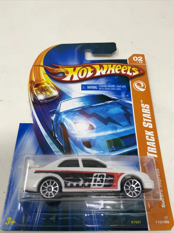 Hot Wheels Track Stars #2/12 Subaru Impreza CL6 10 radios Foto 2 de 4
