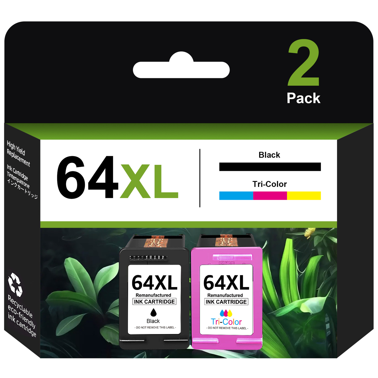 64XL XXL Black Ink Color Ink Cartridge for HP Envy 7155 7158 7855 7858 Printer