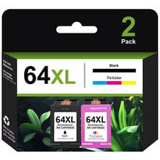 64XL Ink Cartridges for HP 64 Envy photo 7855 7155 7858 6255 7800 7164 6255 Lot