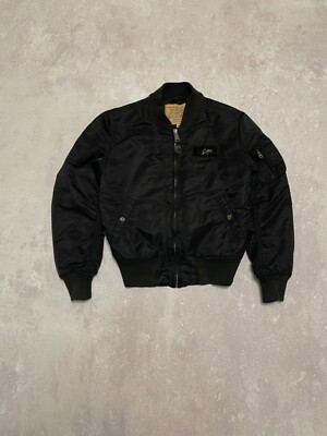 USA製 MA-1 ALPHA INDUSTRIES, INC. BLACK L Amazon.com: Alpha Industries MA-1 Bomber Flight Jacket - Fighter
