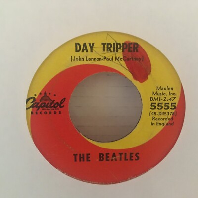 THE BEATLES 45 SINGLE vinyl ,DAY TRIPPER / WE CAN WORK IT OUT | eBay