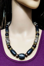 Banjara Tibetan Tribal Handmade Ethnic Resin Beads Gypsy Necklace