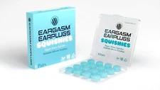 Eargasm Squishies Moldable Silicone Earplugs for Sleep,Swim Noise Reduction 22db