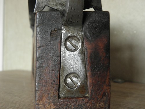 antique tool Sheffield Butchers Knife wooden carved Sharpening aylor primitive - Picture 5 of 12