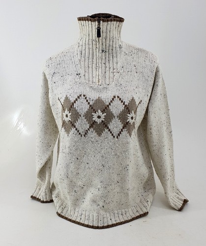 Jersey de punto Hammerschmid unisex blanco precioso Troyer Trachten talla S - Imagen 2 de 6