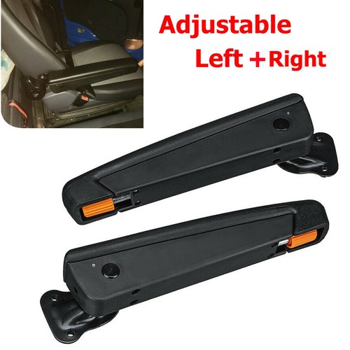 Adjustable Seat Armrest Left & Right Comfort Universal for Car RV Van Truck Boat - Foto 3 di 11